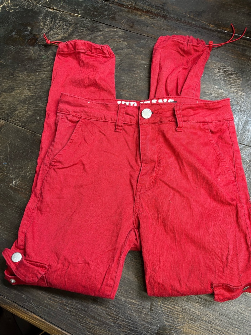 VIP Red Jogger style Pants